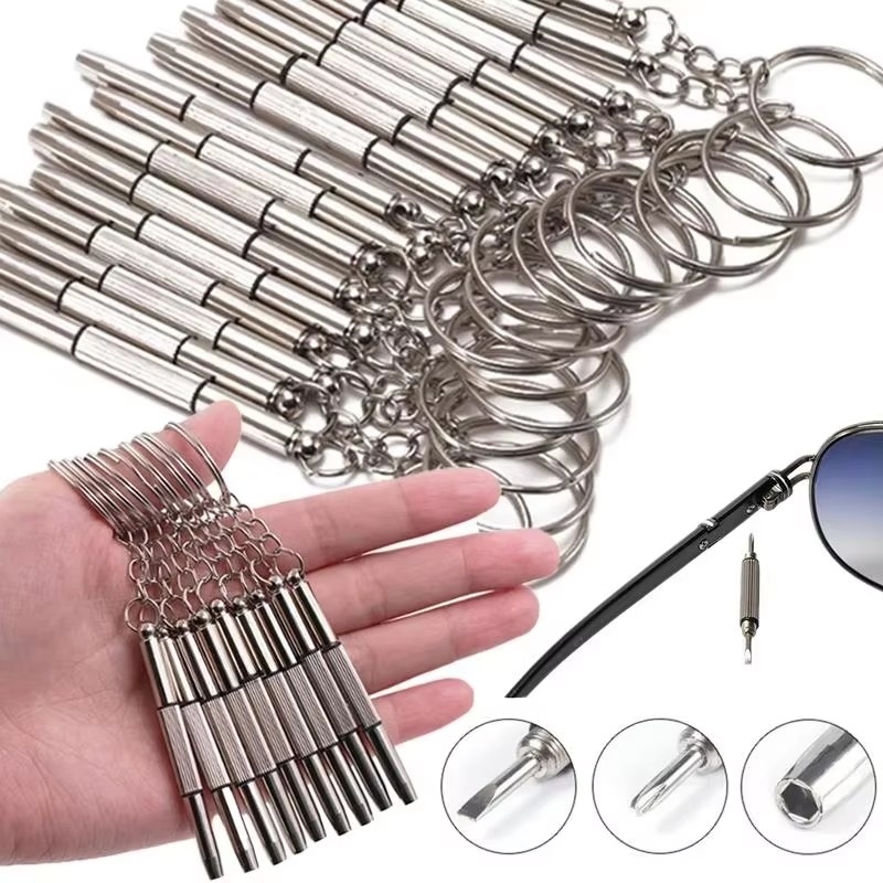Screwdriver Set Precision - 2-12 Buah Obeng Kacamata Kit Perbaikan