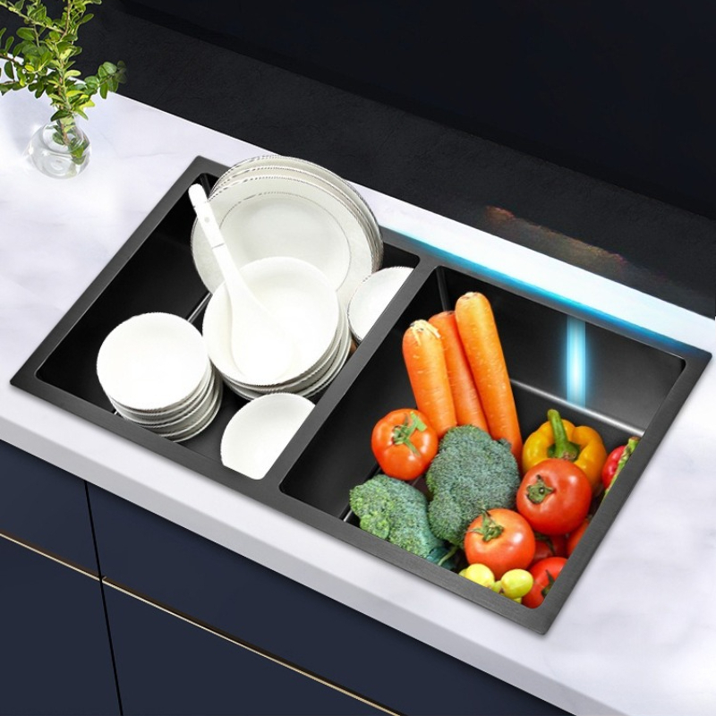 Home Improvement Kitchen Set - Wastafel Dapur Stainless Steel Nano Black