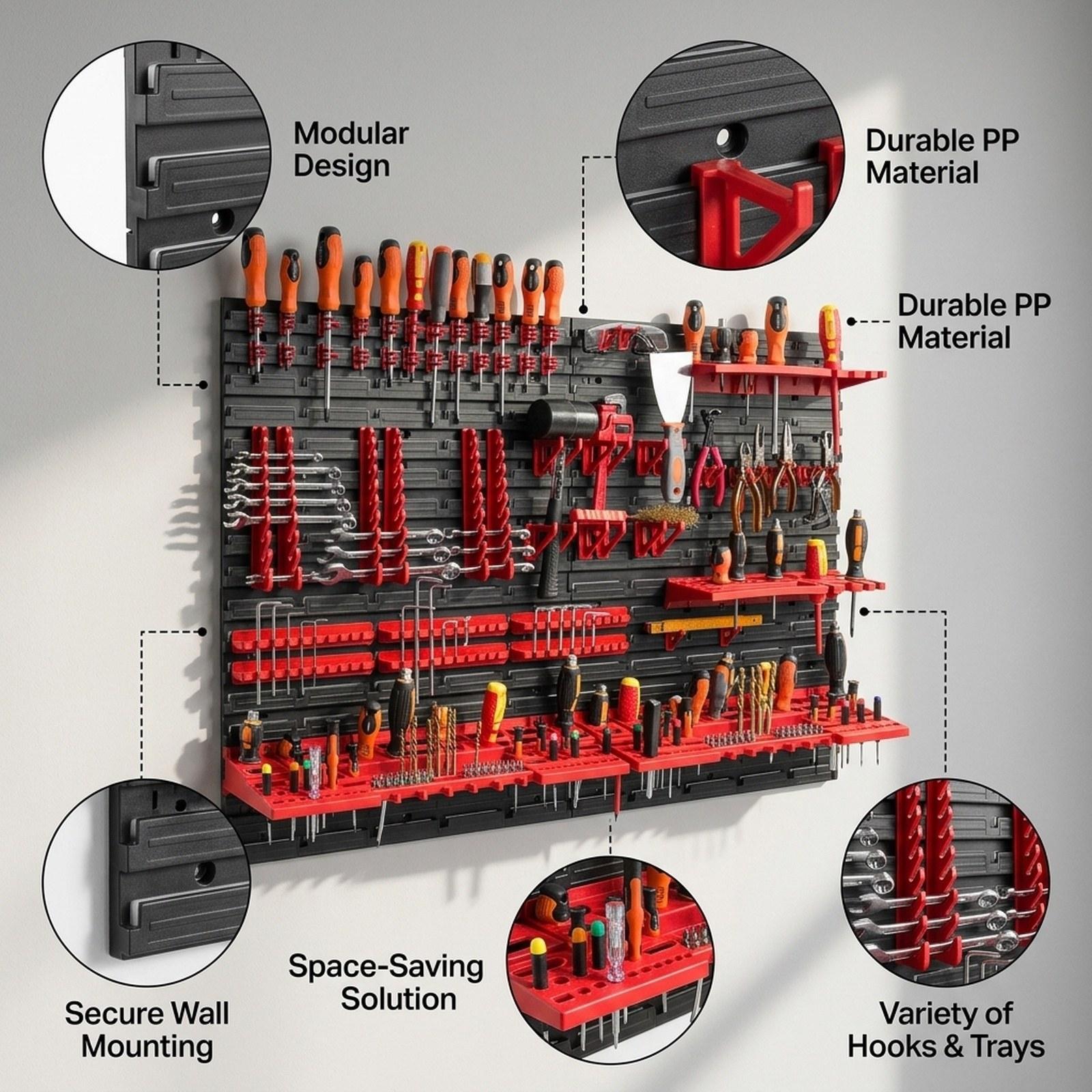 Tempat Penyimpanan Dinding den - Home Improvement Binford Tools ulasan dan harga